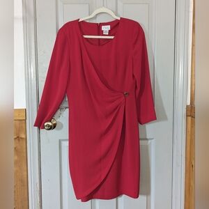 1980's ruched cocktail dress by Casual Corner size 10
